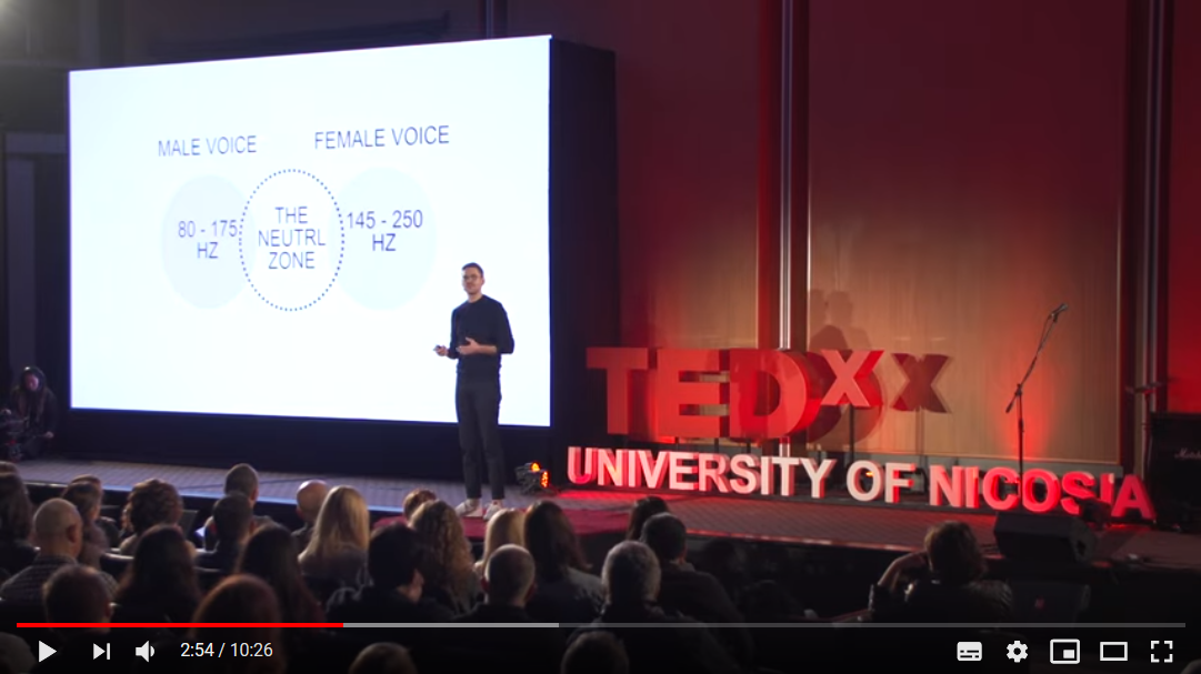 How to create a genderless voice | Nis Nørgaard | TEDxUniversityofNicosia